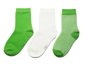 Детские носки из органического хлопка, сертифицированный GOTS (3 пары в упаковке) цена и информация | Колготки, носочки для новорожденных | pigu.lt