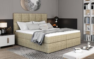 Кровать NORE Glossy 145x200см, светло-коричневый цена и информация | Кровати | pigu.lt