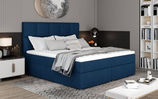 Кровать NORE Glossy 145x200 см, синяя цена и информация | Кровати | pigu.lt