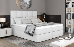Кровать NORE Glossy 145x200 см, белая цена и информация | Кровати | pigu.lt