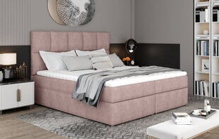 Кровать NORE Glossy 165x200 см, розовая цена и информация | Кровати | pigu.lt