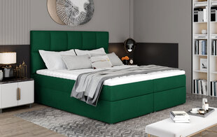 Кровать NORE Glossy 185x200 см, зеленая цена и информация | Кровати | pigu.lt