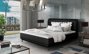 Кровать NORE Asteria 13 140x200 см, черная цена и информация | Кровати | pigu.lt
