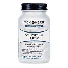 Maisto papildas VemoHerb Muscle Kick, 90 kaps. kaina ir informacija | Energetikai | pigu.lt