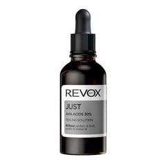 Rūgštinis veido pilingas Revox Just AHA Acids 30%, 30 ml kaina ir informacija | Veido prausikliai, valikliai | pigu.lt