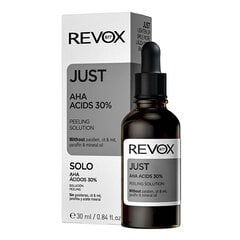 Кислотный пилинг для лица Revox Just AHA Acids 30%, 30 мл цена и информация | Средства для очищения лица | pigu.lt