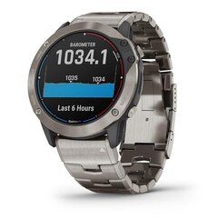 Garmin quatix® 6X Solar Titanium цена и информация | Смарт-часы (smartwatch) | pigu.lt