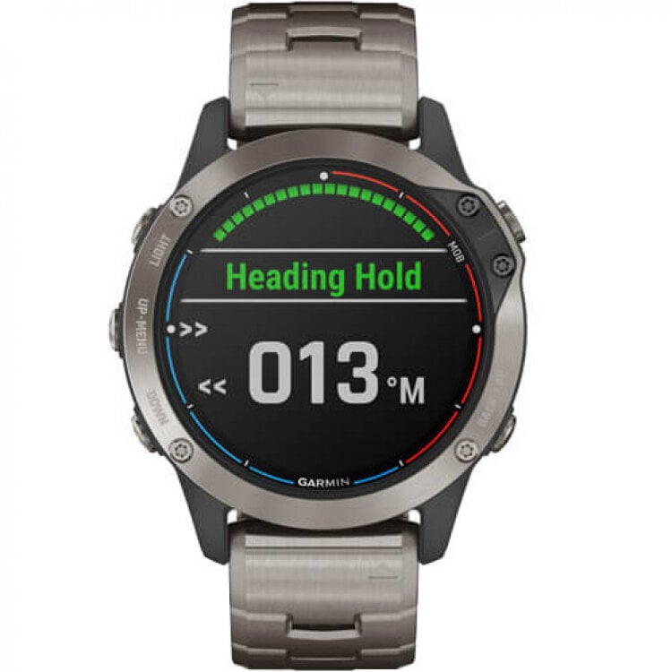 Garmin quatix® 6 Sapphire Titanium Grey kaina ir informacija | Išmanieji laikrodžiai (smartwatch) | pigu.lt