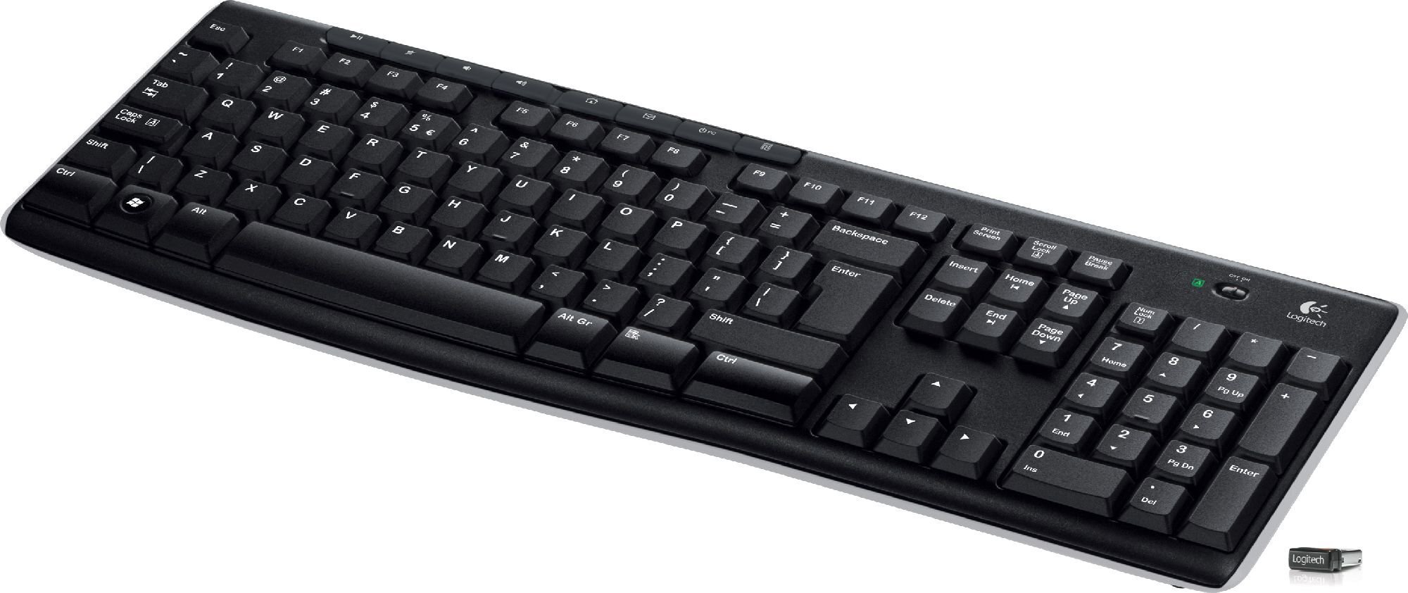 Logitech Wireless Keyboard K270, 920-003738 цена и информация | Klaviatūros | pigu.lt