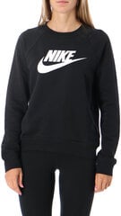Nike Džemperis W Nsw Essntl Crew Flc Hbr Black kaina ir informacija | Džemperiai moterims | pigu.lt