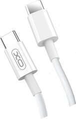 Кабель XO PD cable USB-C - USB-C 1,0 м, white NB124 цена и информация | Кабели для телефонов | pigu.lt