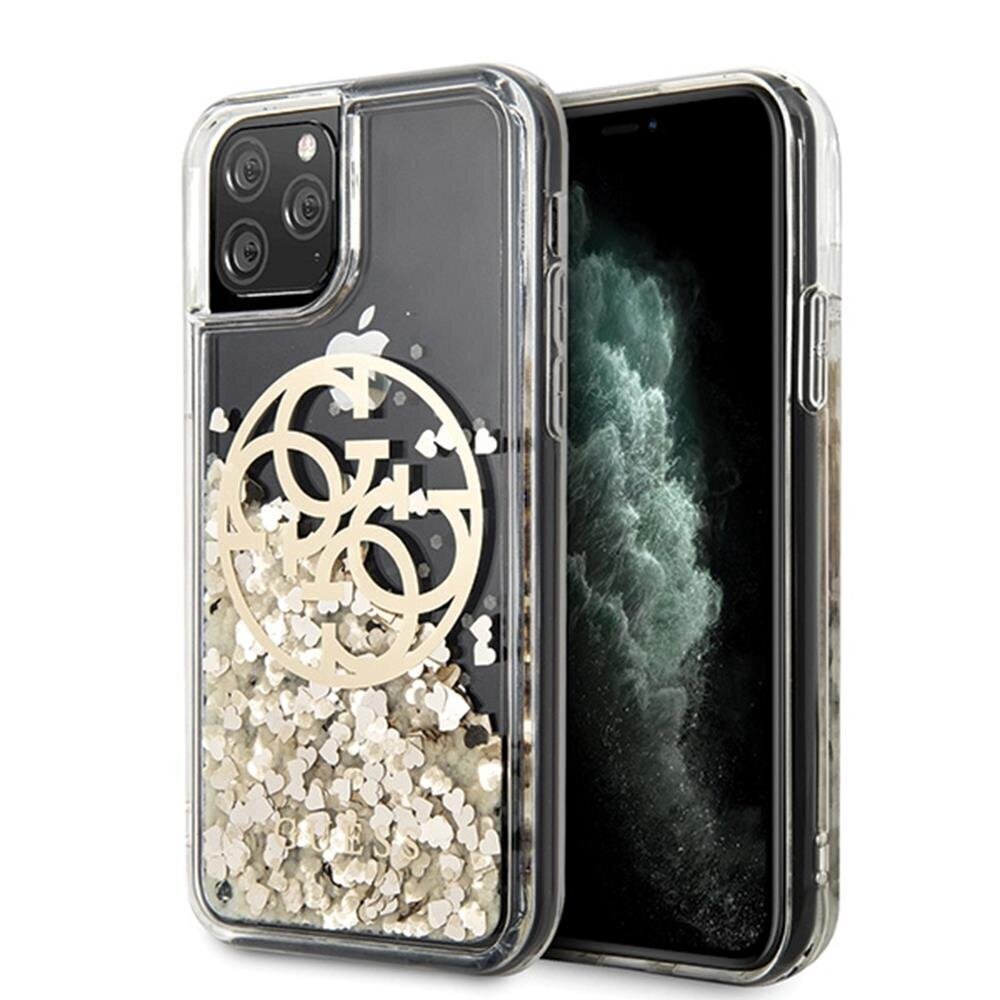 Dėklas Guess skirtas iPhone 11 Pro Max, auksinė цена и информация | Telefono dėklai | pigu.lt