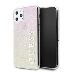 Guess telefono dėklas, iPhone 11 Pro Max, rausvas kaina ir informacija | Telefono dėklai | pigu.lt