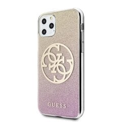 Guess GUHCN58PCUGLPGG, skirta iPhone 11 Pro, auksinis/rožinis kaina ir informacija | Telefono dėklai | pigu.lt