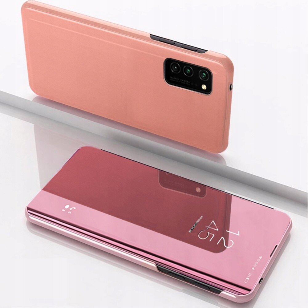 Smart Clear View Case for Xiaomi Redmi Note 7 pink цена | pigu.lt