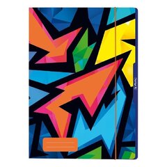 Herlitz Папка на резинке Neon Art - A4 цена и информация | Канцелярские товары | pigu.lt