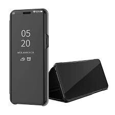 Smart Clear View Case for Samsung S7 Edge G935 black цена и информация | Чехлы для телефонов | pigu.lt