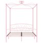 Lovos rėmas su baldakimu, 180x200cm, rožinės spalvos kaina ir informacija | Lovos | pigu.lt