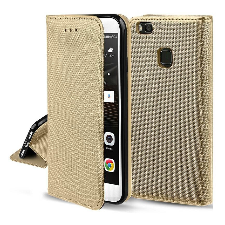 Dėklas Smart Magnet Huawei Y6P aukso spalvos kaina ir informacija | Telefono dėklai | pigu.lt