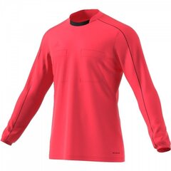 Marškinėliai vyrams Adidas Referee 16 Jsy long sleeve, raudoni цена и информация | Мужские термобрюки, темно-синие, SMA61007 | pigu.lt