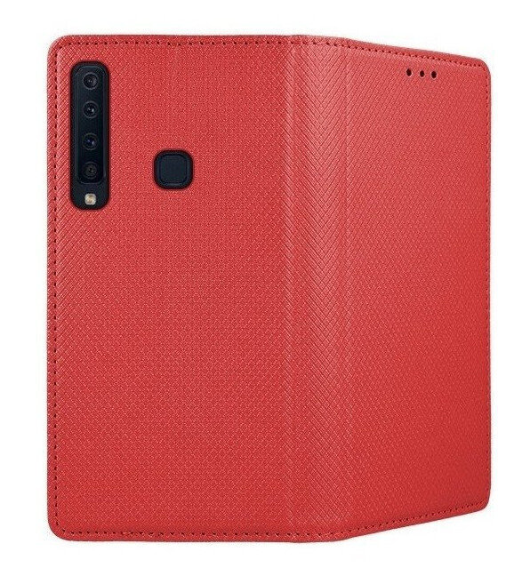 Dėklas Smart Magnet Xiaomi Redmi 9C raudonas kaina ir informacija | Telefono dėklai | pigu.lt