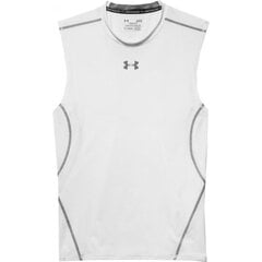 Termo marškinėliai Under Armor HeatGear Compression Sleeveless 1257469-100, 43218 kaina ir informacija | Sportinė apranga vyrams | pigu.lt
