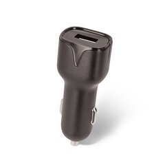 Setty USB car charger 2,4A black цена и информация | Зарядные устройства для телефонов | pigu.lt