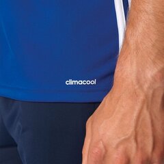 Футболка для мужчин Adidas Tiro 17, синяя цена и информация | Мужская спортивная одежда | pigu.lt