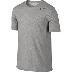 Sportiniai marškinėliai vyrams Nike Training Dri-FIT Cotton M, pilki 706625-063 kaina ir informacija | Sportinė apranga vyrams | pigu.lt