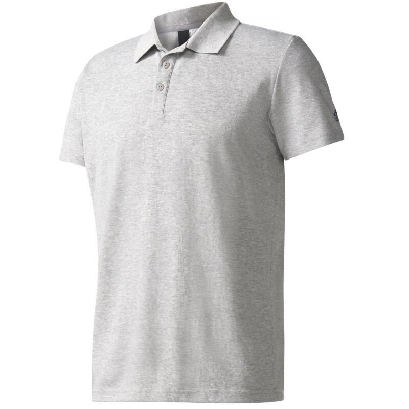 Polo marškinėliai vyrams Adidas Polo Essentials Basic, pilki kaina ir informacija | Sportinė apranga vyrams | pigu.lt