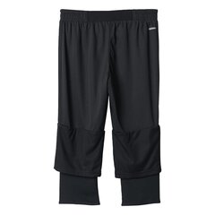 Спортивные штаны для мальчиков Adidas Tiro 17 3/4 Junior, черные цена и информация | Штаны для мальчиков | pigu.lt