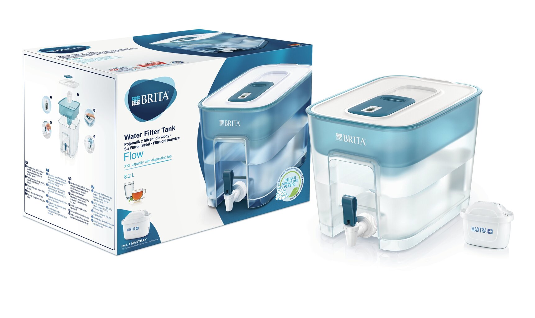 Brita Flow 8.2l kaina ir informacija | Vandens filtrai | pigu.lt