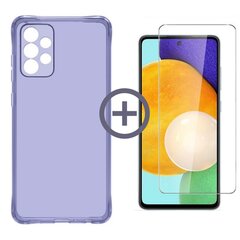 Full protection set cиликоновый чехол + защитное стекло Soundberry Basic для Samsung Galaxy A72/ A72 5G цена и информация | Чехлы для телефонов | pigu.lt