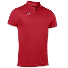 Sportiniai marškinėliai vyrams Polo Joma Hobby 100437.450, raudoni kaina ir informacija | Sportinė apranga vyrams | pigu.lt
