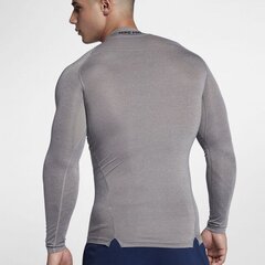 Nike vyriški termo marškinėliai M NP TOP LS Comp MOCK M 838079-091 (44157), pilki kaina ir informacija | Vyriški termo apatiniai | pigu.lt