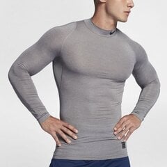 Nike vyriški termo marškinėliai M NP TOP LS Comp MOCK M 838079-091 (44157), pilki kaina ir informacija | Vyriški termo apatiniai | pigu.lt