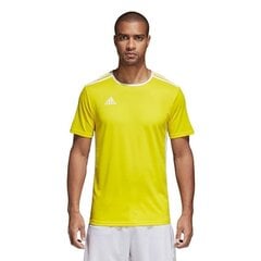 Спортивная футболка для мальчиков Adidas Entrada, желтая цена и информация | Рубашки для мальчиков | pigu.lt
