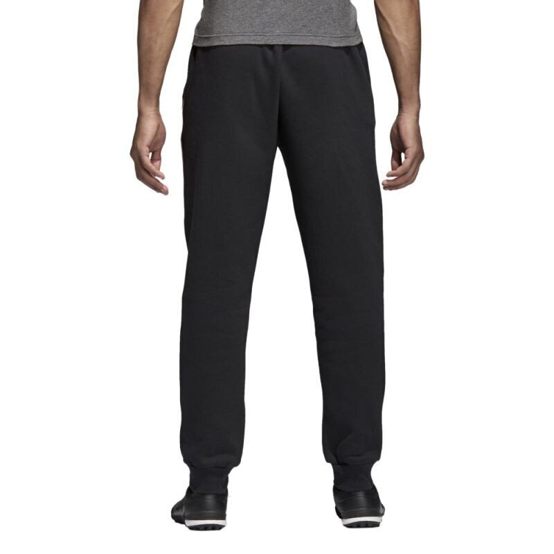 Sportinės kelnės vyrams Adidas Core 18, juodos цена и информация | Sportinė apranga vyrams | pigu.lt