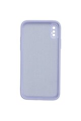 Чехол TPU/Microfiber для iPhone X/XS, светло-фиолетовый цена и информация | Чехлы для телефонов | pigu.lt