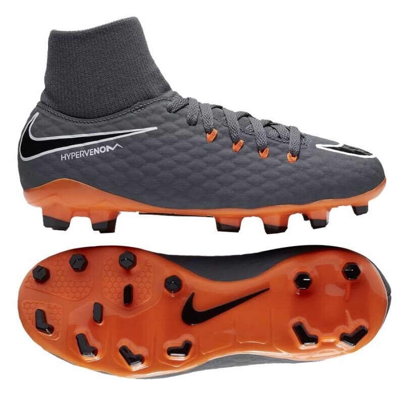 Futbolo bateliai Nike Hypervenom Phantom 3 Academy DF FG Jr AH7287-081 (44346) kaina ir informacija | Futbolo bateliai | pigu.lt