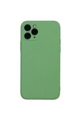 Чехол TPU/Microfiber для iPhone 11 PRO, темно-зеленый цена и информация | Чехлы для телефонов | pigu.lt