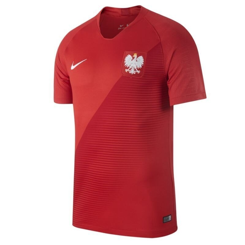 Sportiniai marškinėliai Nike Poland Breathe Stadium Away Jr 894014 611 kaina ir informacija | Marškinėliai berniukams | pigu.lt