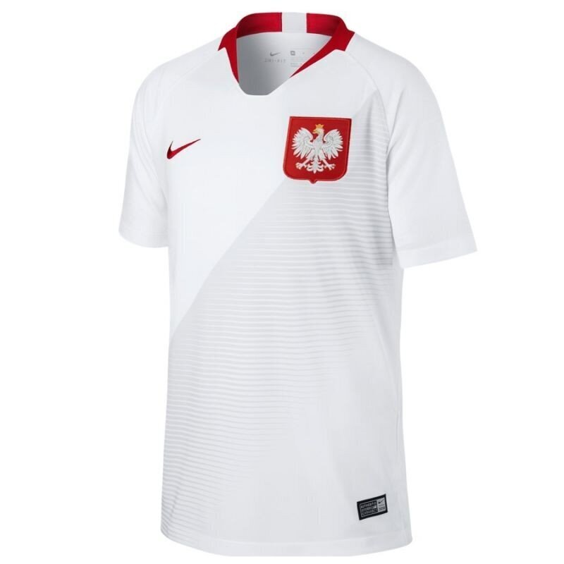 Sportiniai marškinėliai vaikams Nike Stadium Home Junior Polish Team kaina ir informacija | Marškinėliai berniukams | pigu.lt