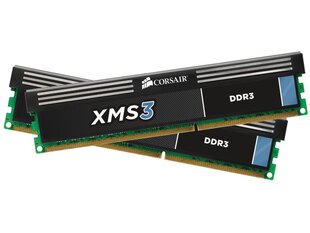 Corsair XMS3, 16GB (2x8GB), DDR3, 1600MHz цена и информация | Оперативная память (RAM) | pigu.lt