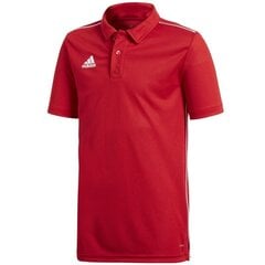 Спортивная футболка для мальчиков Adidas Core 18 Polo Jr CV3681 цена и информация | Рубашки для мальчиков | pigu.lt