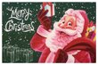 Kalėdinis 3D durų kilimėlis Merry Christmas 45x70 cm kaina ir informacija | Durų kilimėliai | pigu.lt