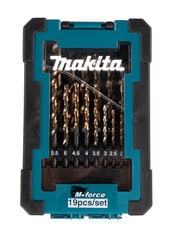 Grąžtų komplektas M-Force Makita D-67583, 19 vnt kaina ir informacija | Mechaniniai įrankiai | pigu.lt