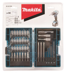 Набор головок Makita B-54106, 38 шт цена и информация | Механические инструменты | pigu.lt
