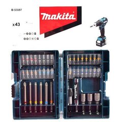Набор насадок для шуруповертов 43 шт. Makita B-55697 цена и информация | Механические инструменты | pigu.lt