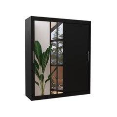 Шкаф ADRK Furniture Tom L2, черный цена и информация | Шкафы | pigu.lt